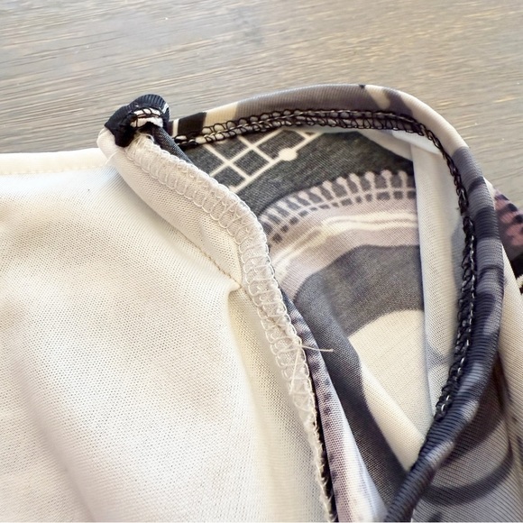 Forla Paris Abstract Pop Art Long Sleeve Dress – size small - Picture 6 of 12